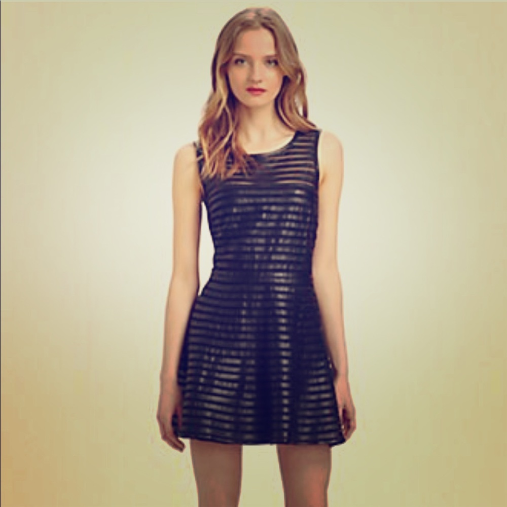 Parker “Key” leather dress